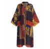 Women Vintage Loose Printed Long Sleeve Cardigans